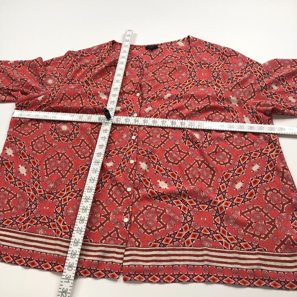 Talbots Plus 3x All Over Print Polyester Button L… - image 7